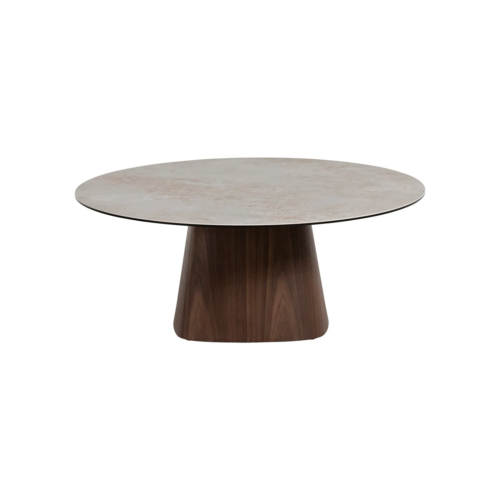 Cosmos Coffee Table, Round, White Ceramic | Barker & Stonehouse 3