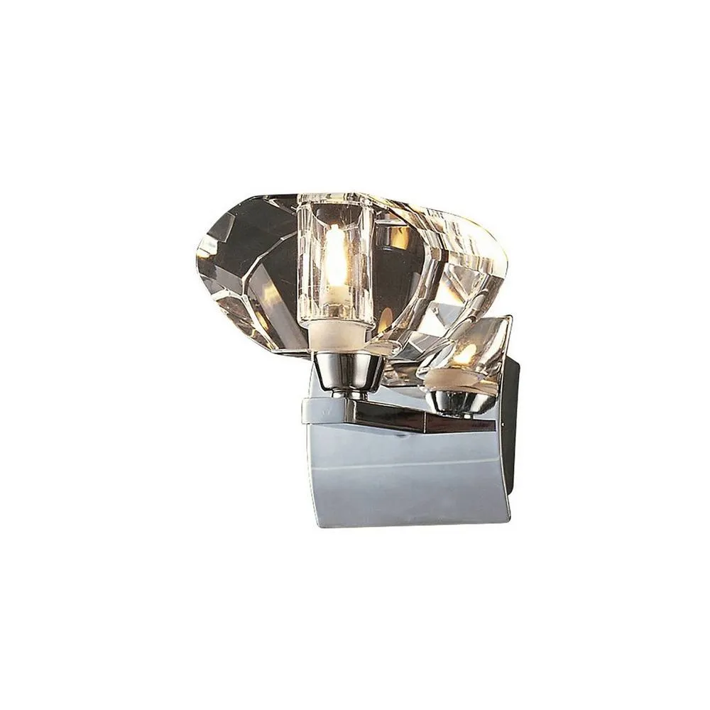 Netlighting Alfa Wall Lamp 1 Light G9 Spanish Design Polished Chrome in Silver