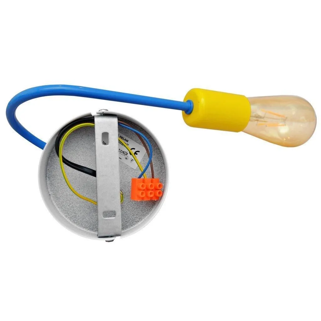 Netlighting Oxford Wall Lamp Blue Yellow 25cm
