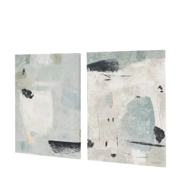 Cedar and Sage Set of 2 Abstract Air Canvases 5