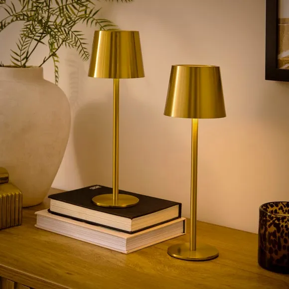 Set of 2 Rechargeable Touch LED Table Lamps 2