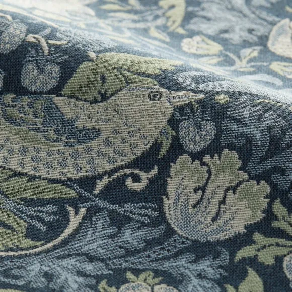 William Morris At Home Strawberry Thief Polyester Made To Order Cushion Cover 3