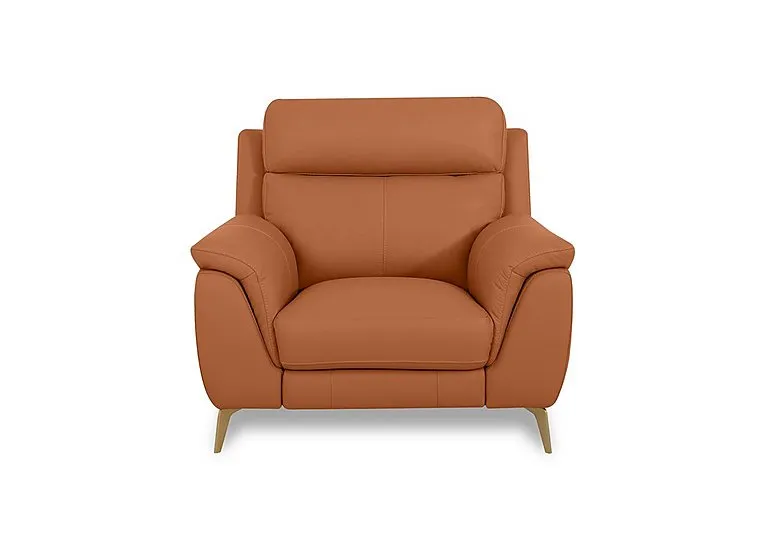 Eclipse Leather Chair - Pecan