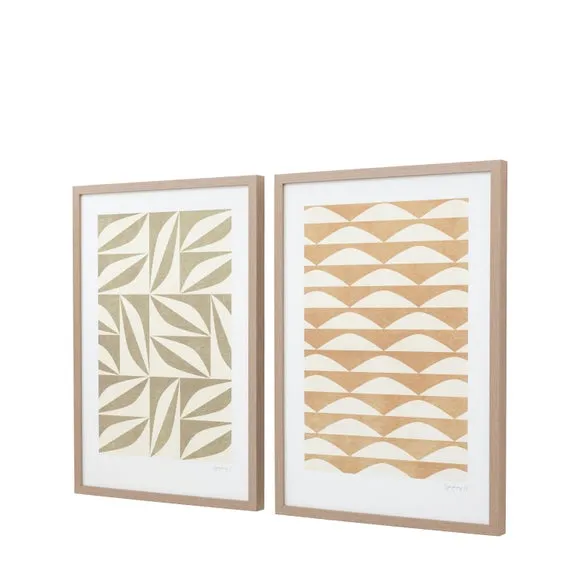 Cedar & Sage Set of 2 Symphony Framed Prints 4