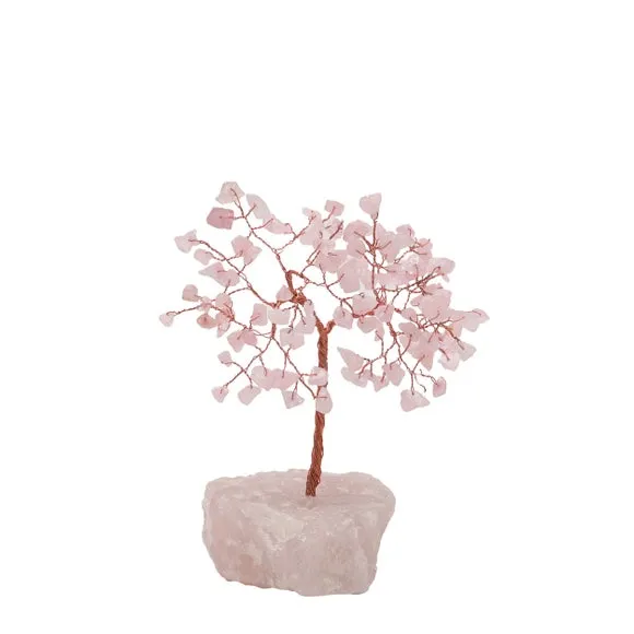 Serenity Love Rose Quartz Gemstone Tree 3