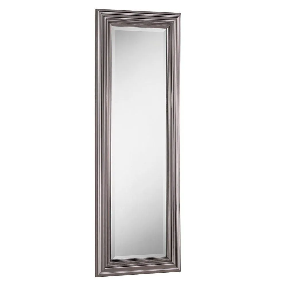 Yearn Mirrors Yearn Dark Chrome Wall Mirror 128.5x45cm in Metallics 3