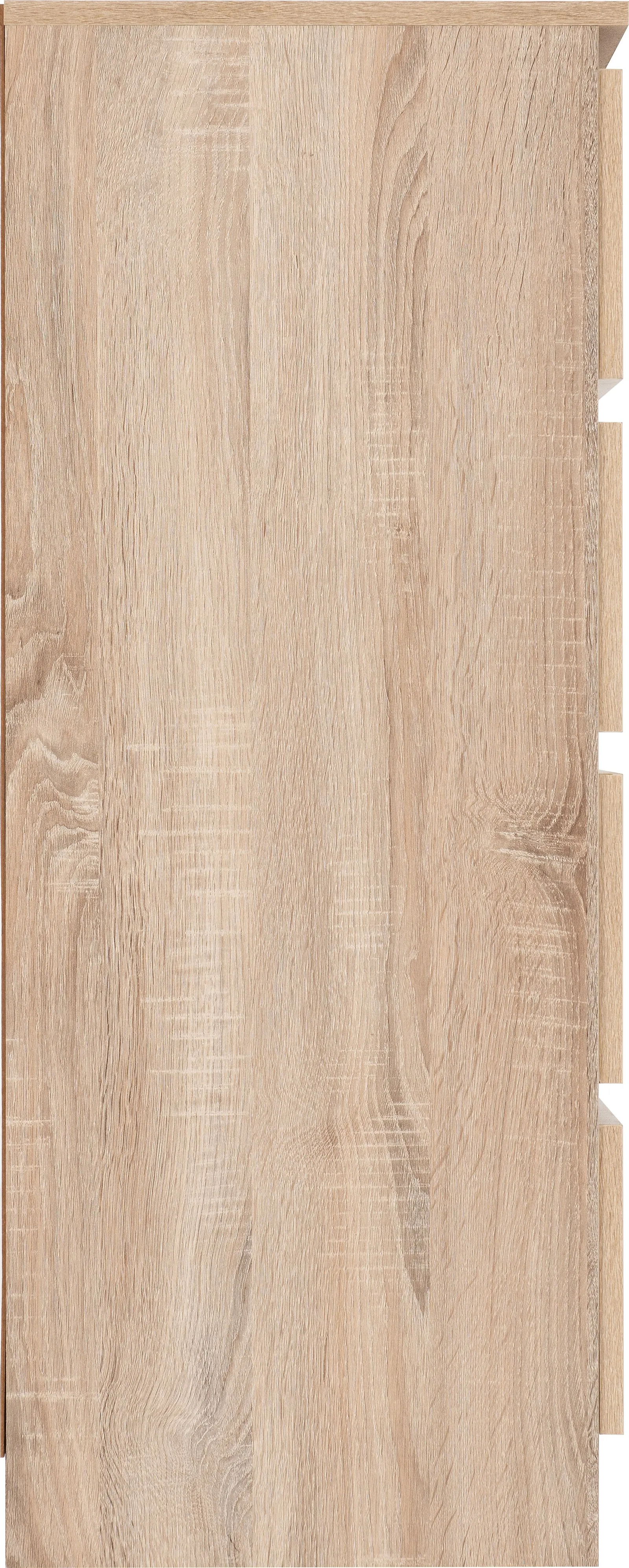 Seconique Malvern 4 Drawer Chest in Light Oak 5