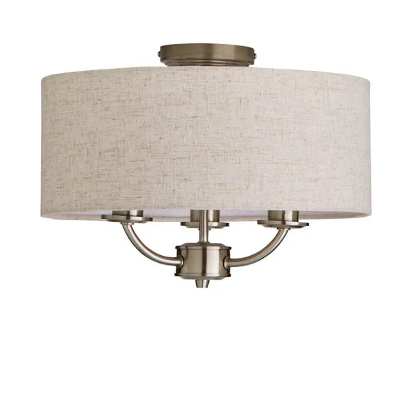 Preston 3 Light Flush Ceiling Light 5
