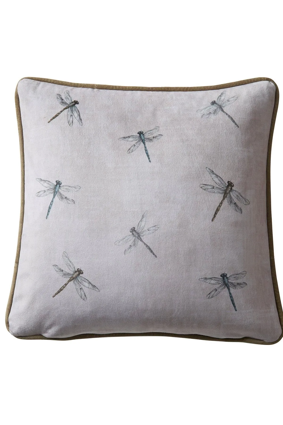Appletree 'Fiorella' Floral Velvet Filled Cushion in Wine 3
