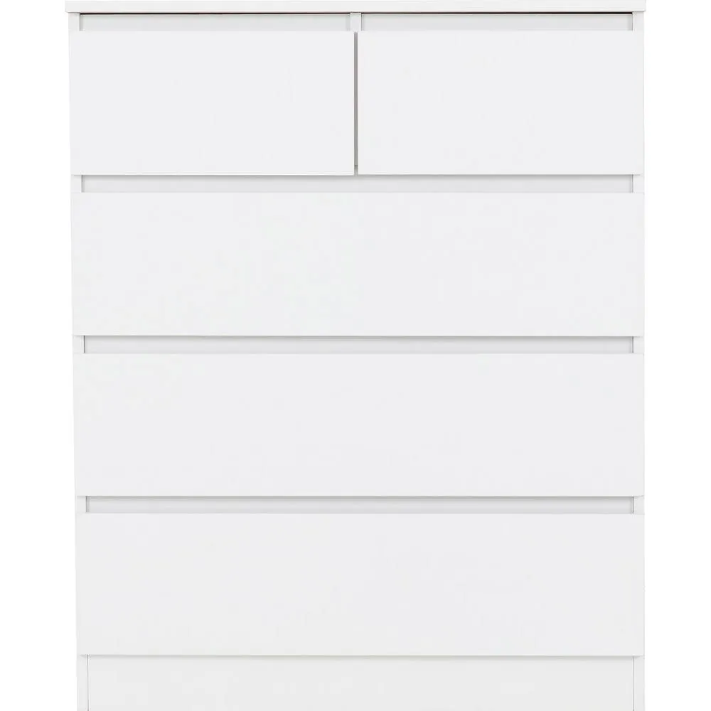 Seconique Malvern 3+2 Drawer Chest - White 2