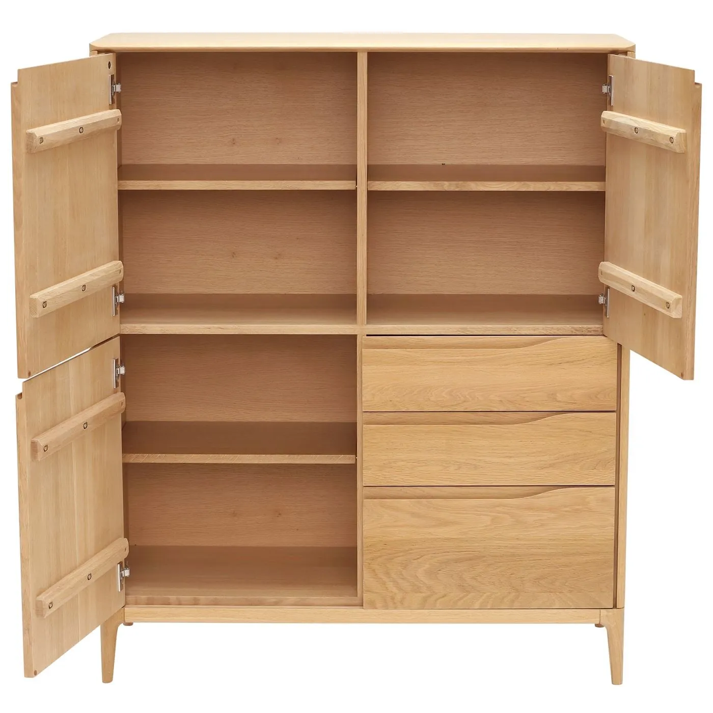 Ercol Romana Highboard, Neutral Oak | Barker & Stonehouse 5