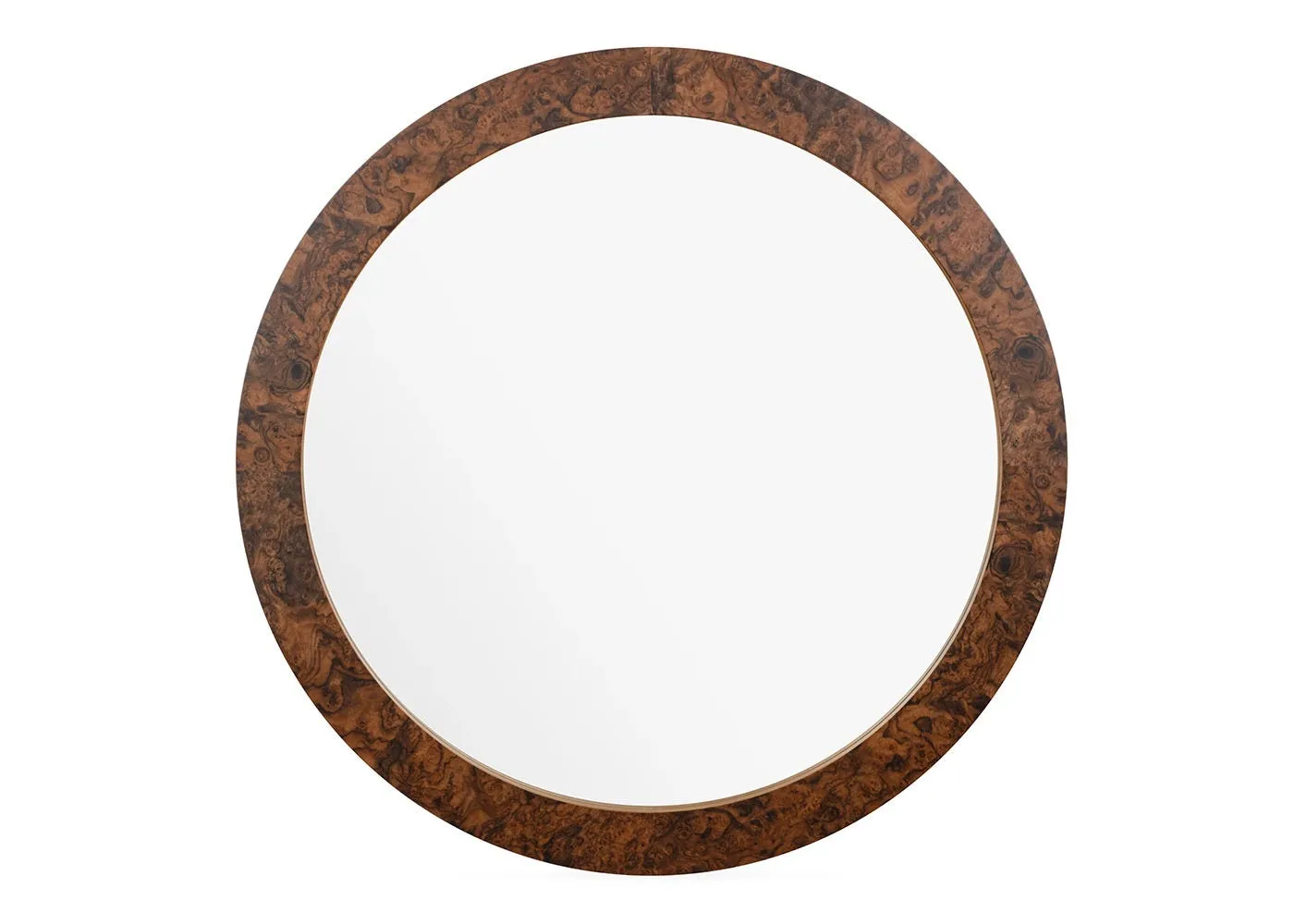 Heal's Burl Round Wall Mirror
