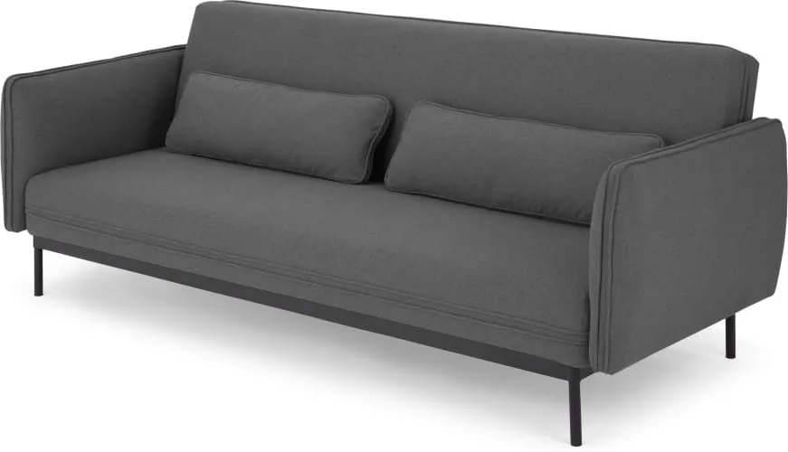 Shay Click Clack Sofa Bed, Marl Grey