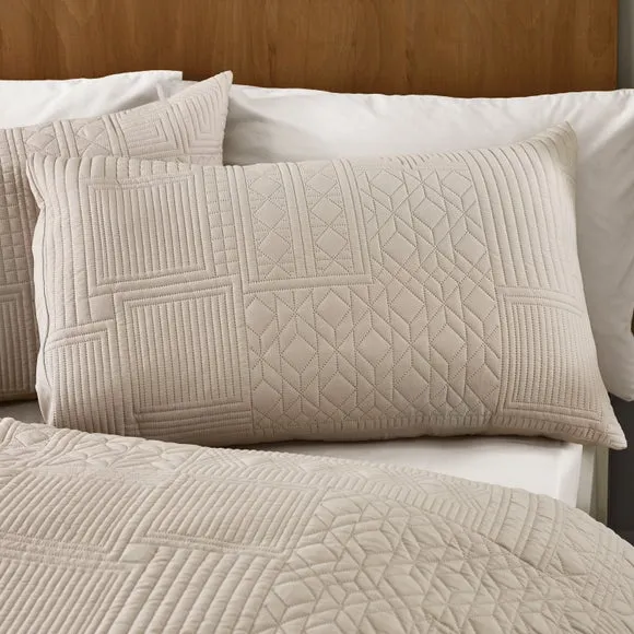 Catherine Lansfield Folkstone Geo Duvet Cover & Pillowcase Set 2