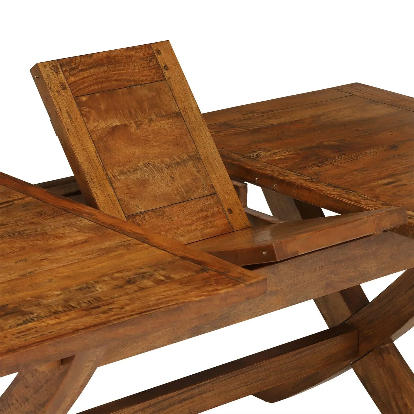 New Frontier X Leg Extending Dining Table, Mango Wood | Barker & Stonehouse 5