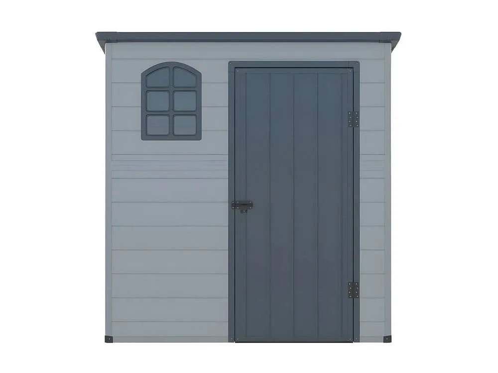Vente-unique Resin Garden Shed - Light Grey - 2.09 M² - NERIO 2