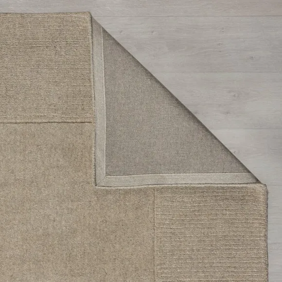 Boston Wool Border Square Rug 5
