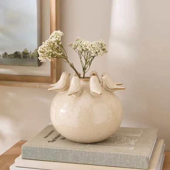 Bird Collection Ceramic Vase