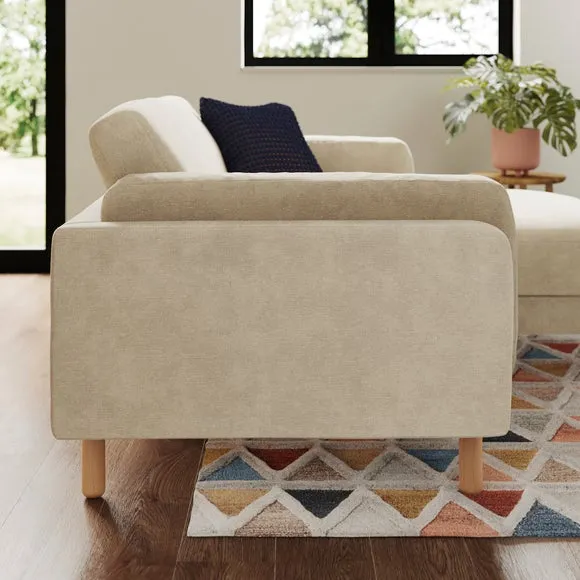 Newton Luxe Chenille Corner Chaise Sofa 2