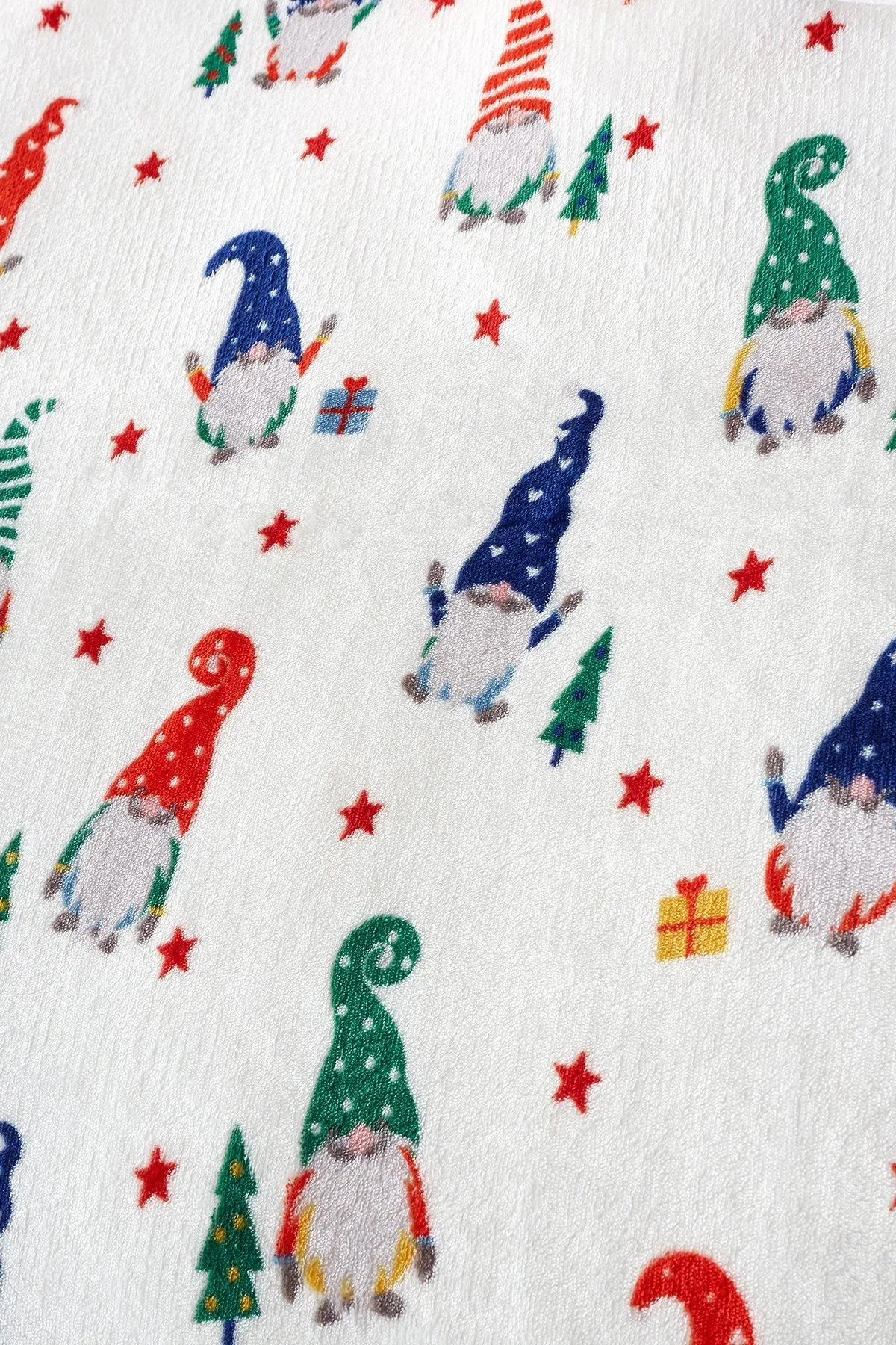 Fusion 'Festive Gonks' Plush Duvet Cover Set in Red 3
