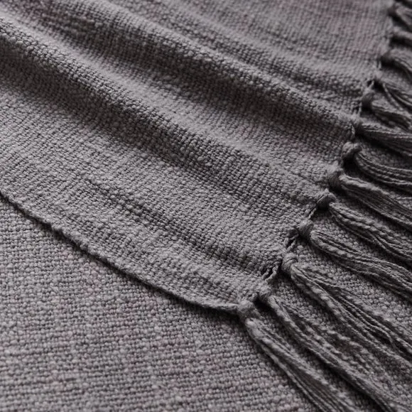 Westcott Slub Cotton Throw Blanket 2