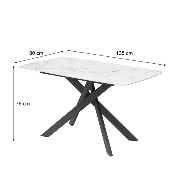 Indus Valley Aura Dining Table With 6 Aura Chairs 6