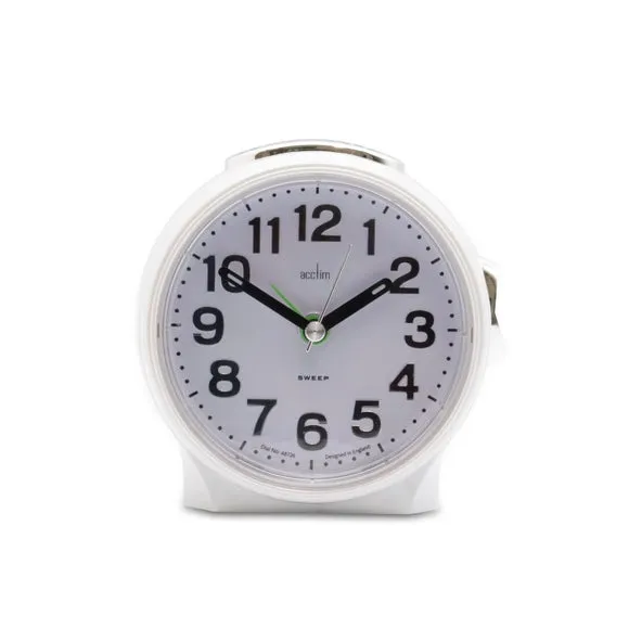 Acctim Eden Non Ticking Analogue Alarm Clock 6