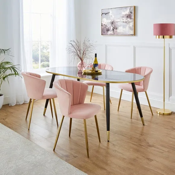 Kendall Dining Chair, Velvet 1