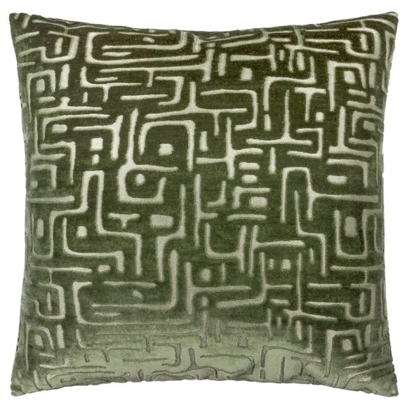 Hoem Soren Geometric Velvet Square Cushion 3