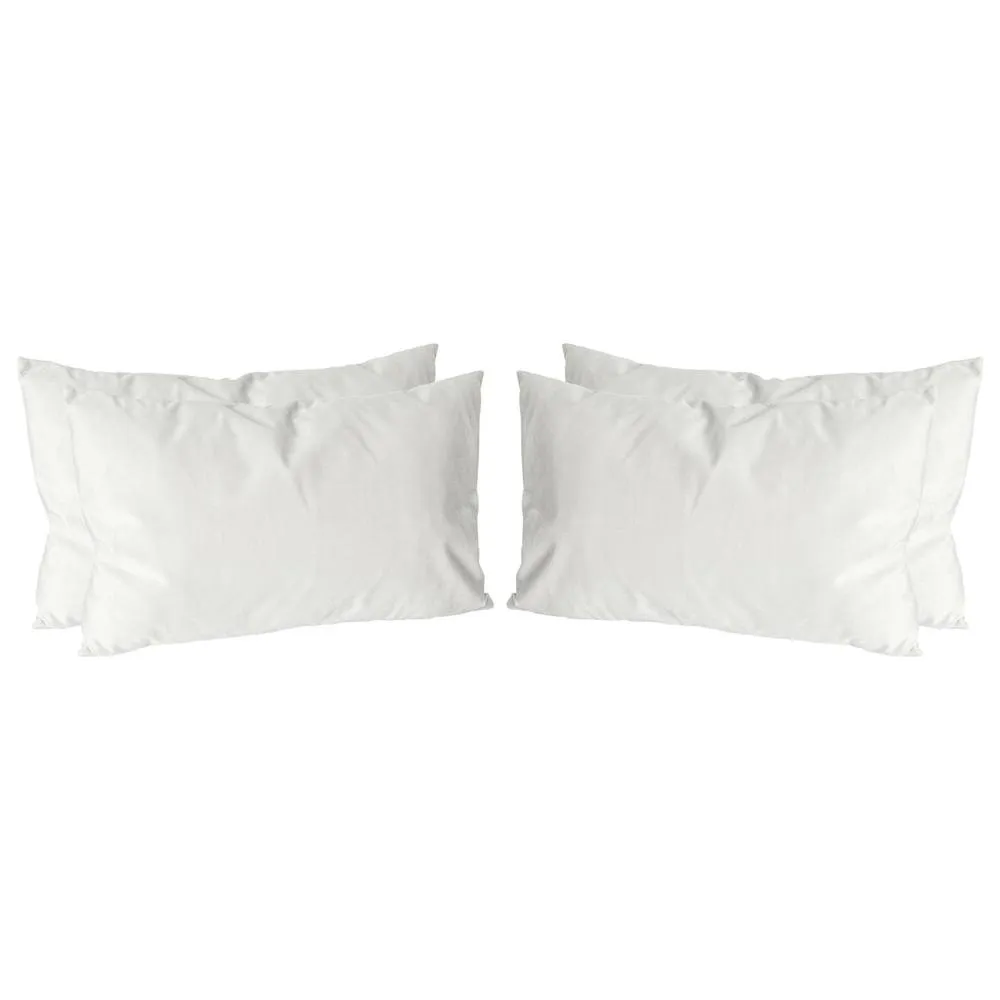 Nicola Spring Rectangle Velvet Cushions - 60cm x 40cm - Pack of 4 in Cream