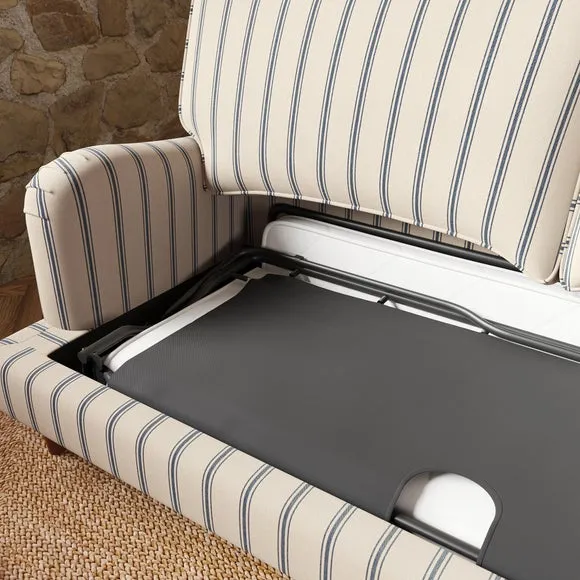 Beatrice II Folkstone Stripe 3 Seater Sofa Bed 3