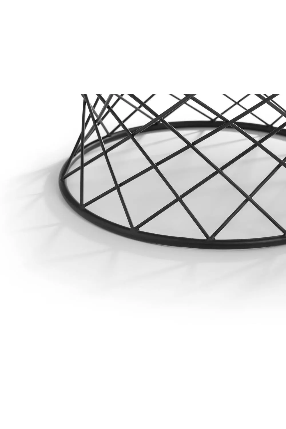 Julian Bowen Trevi Round Marble Top Wire Base Coffee Table in White 4