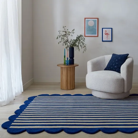 Milo Scallop Wool Rug 1