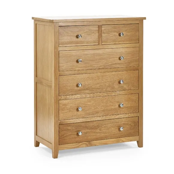 Jenkins 6 Drawer Chest, Oak 2