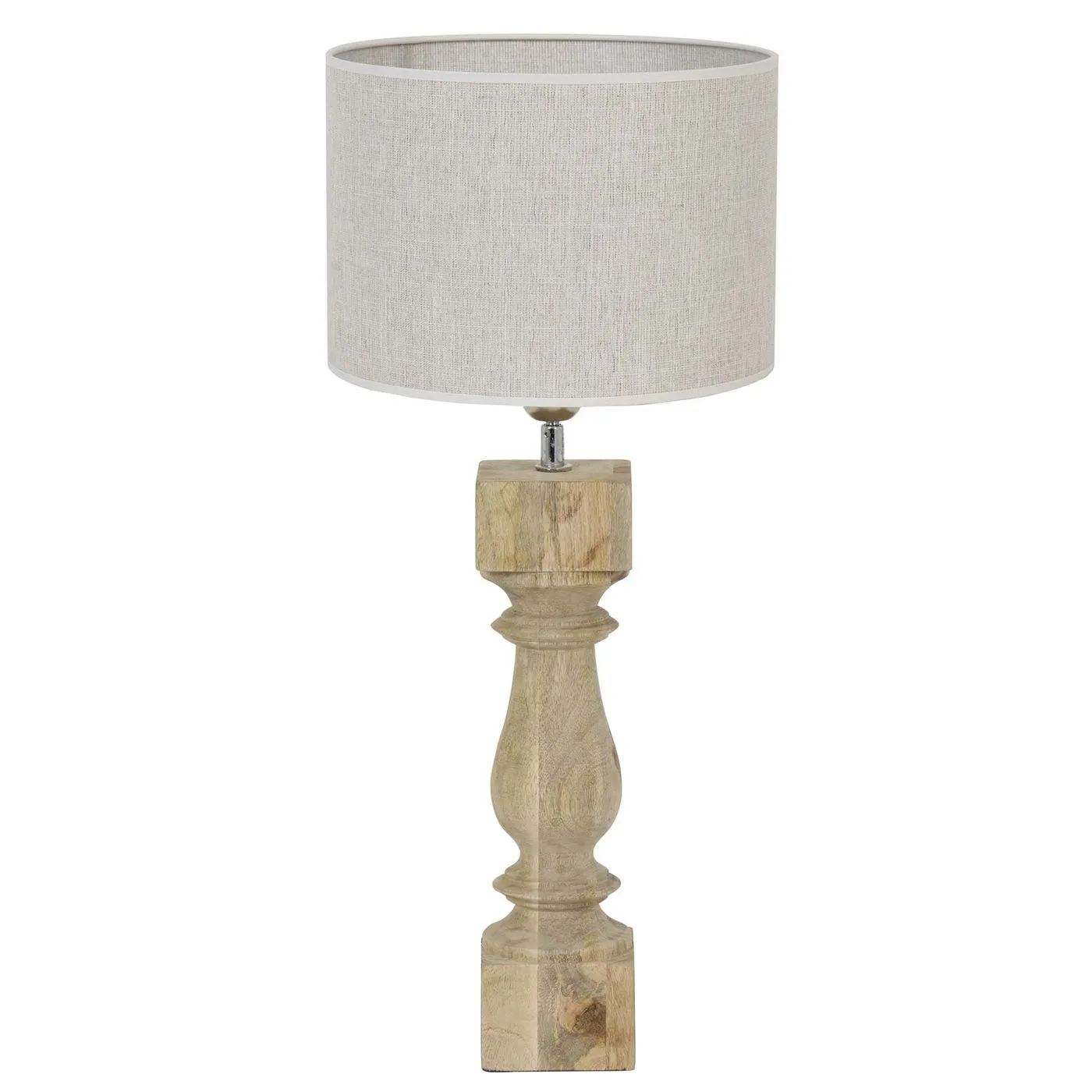 Natural Wood Table Lamp