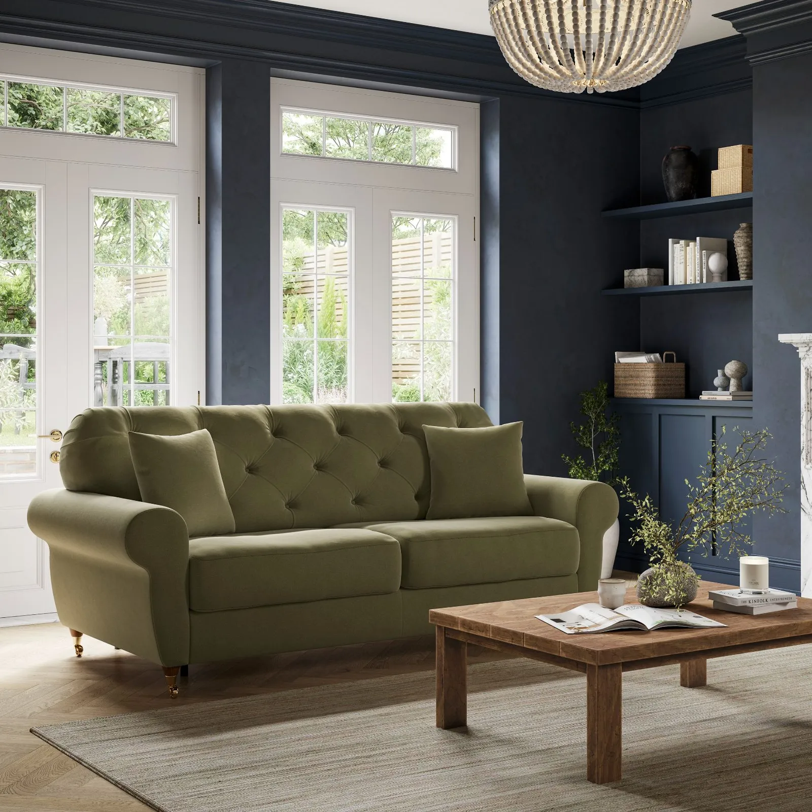 Felicia Sofa Bed - Olive