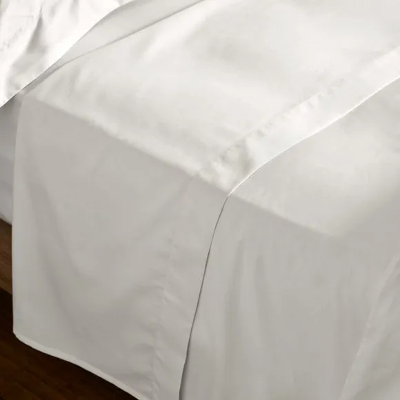 Dorma Luxe Egyptian Cotton Sateen Flat Sheet 2