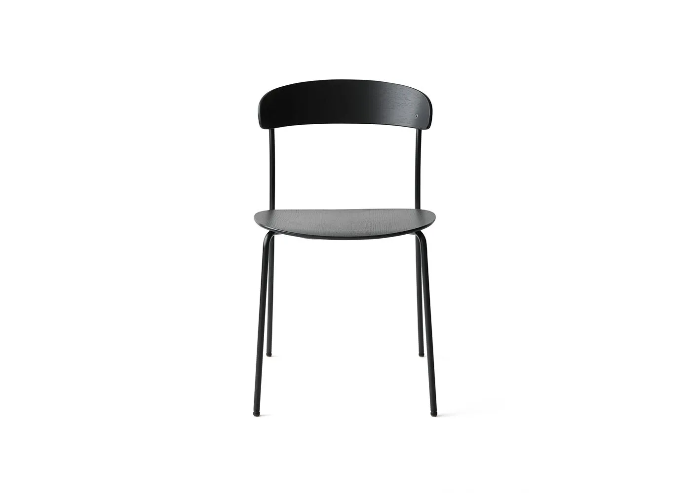 New Works Missing Dining Chair Black Stained Ash