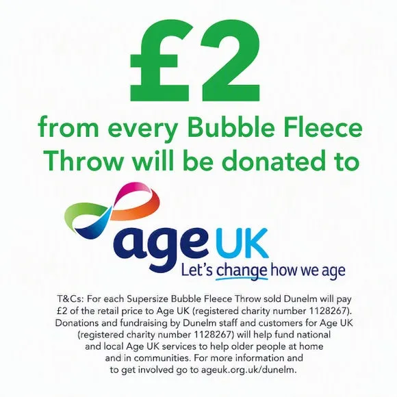 Supersize Bubble Family Fleece Throw Blanket 240cm x 280cm 4