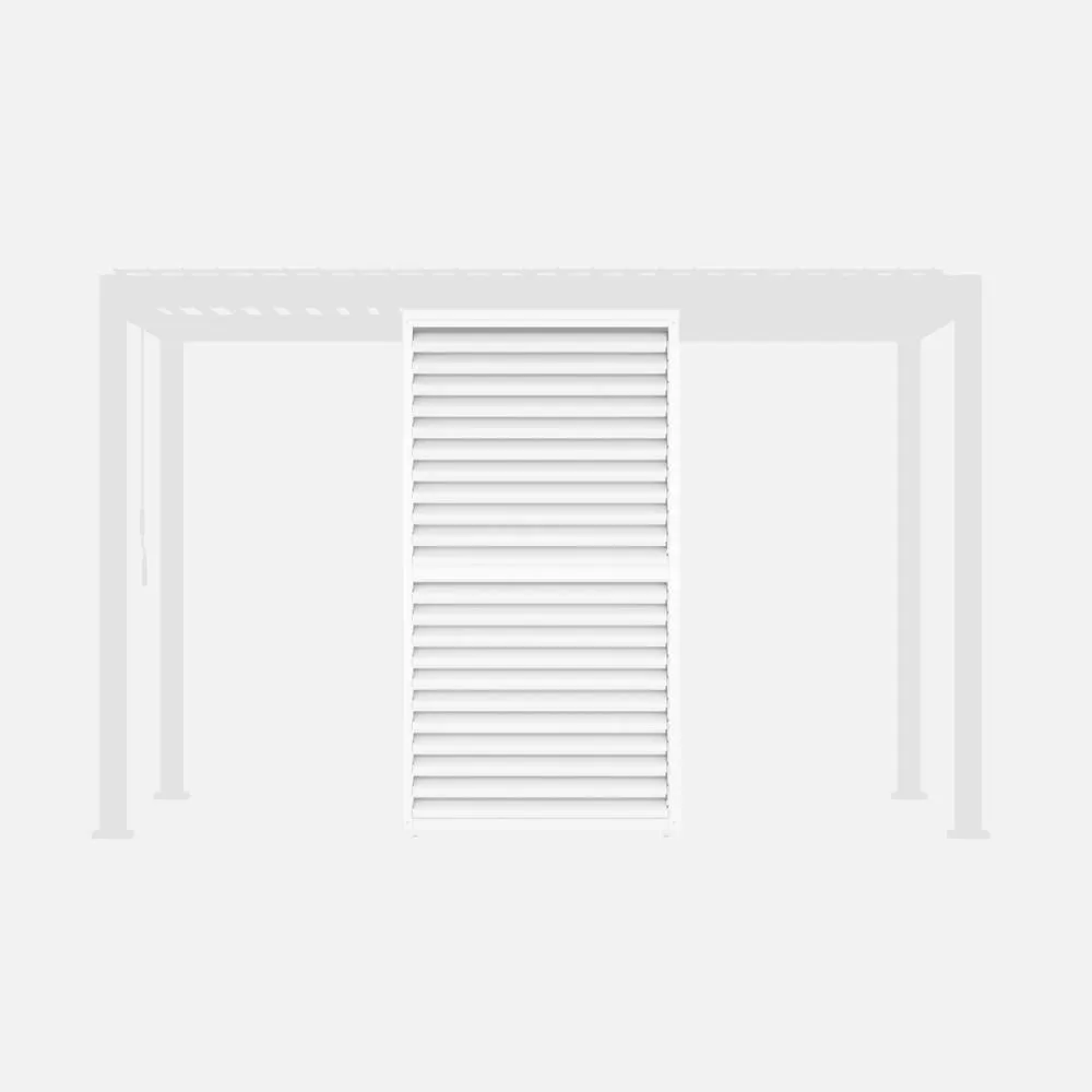 sweeek Adjustable louver panel 130cm for Triomphe pergola 4x3m in White