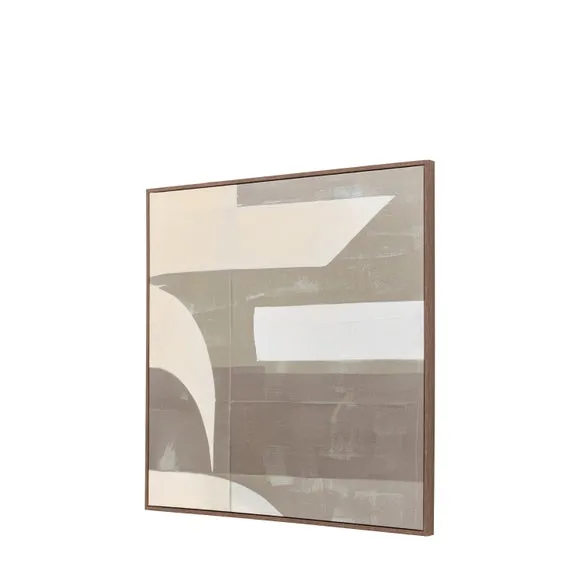 Cedar & Sage Concreta Abstract Framed Canvas 4