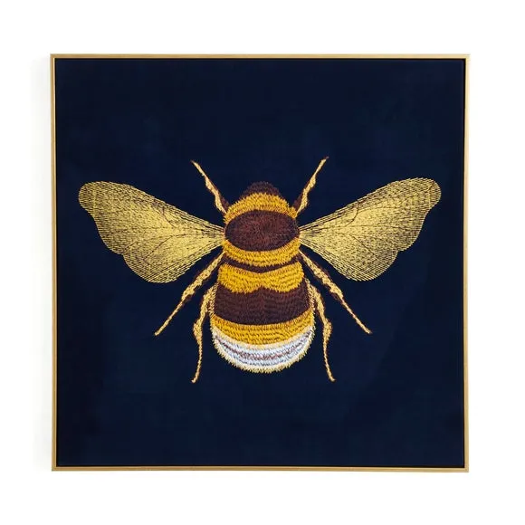 Bee Framed Canvas 4