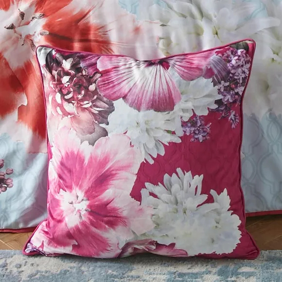 Laurence Llewlyn-Bowen Mayfair Lady Floral Square Filled Cushion 2