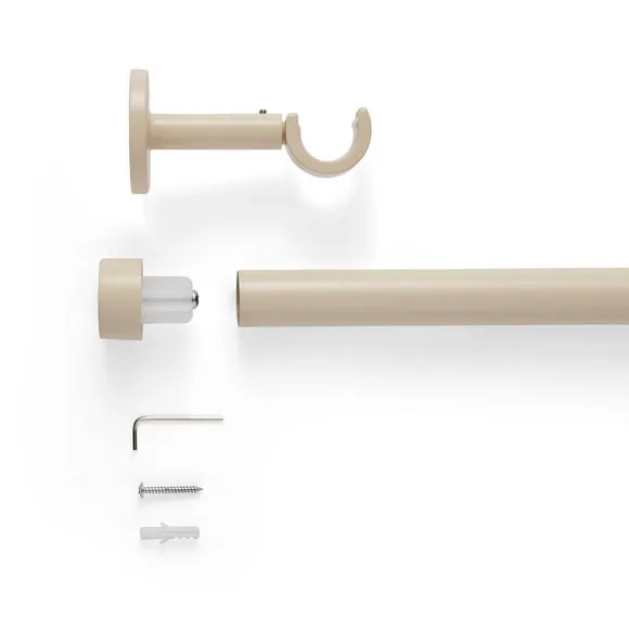 Trinity Fixed Metal Curtain Pole 2