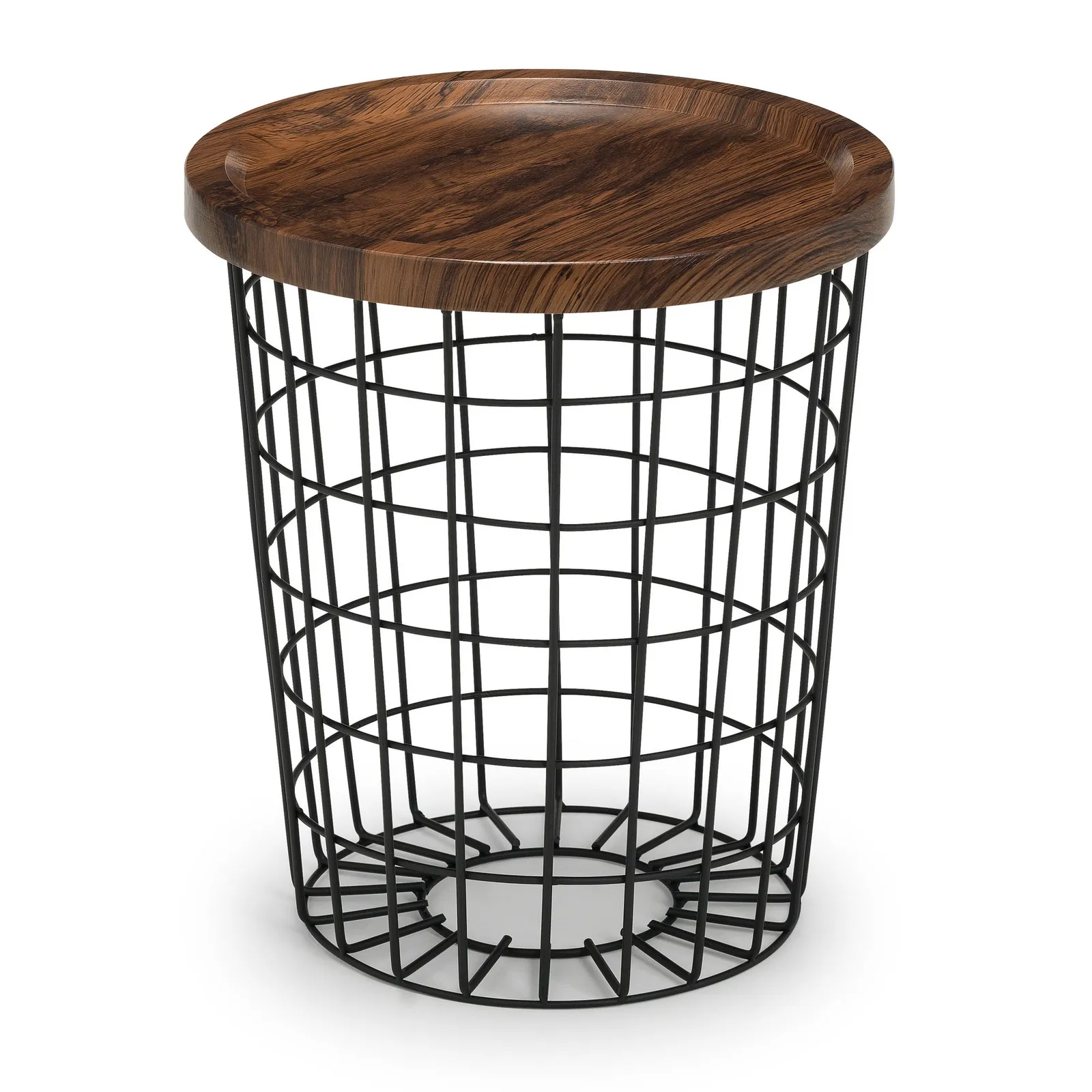 Smithson Storage Lamp Table Black