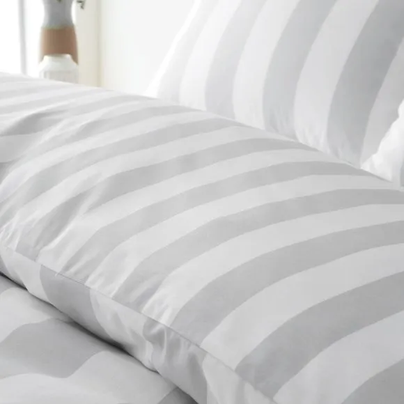 Catherine Lansfield Cove Stripe Duvet Cover and Pillowcase Set 5