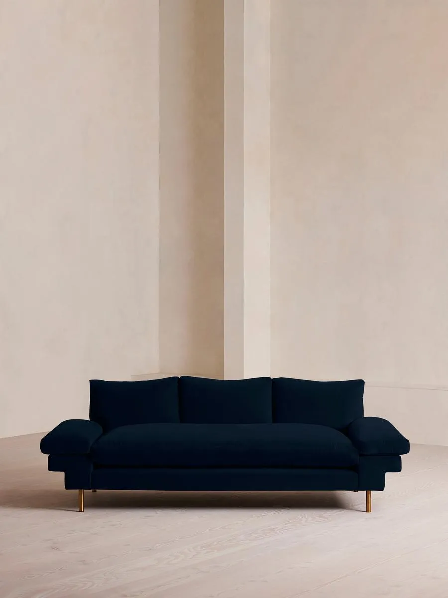 Bristol Sofa, Velvet, Royal Blue