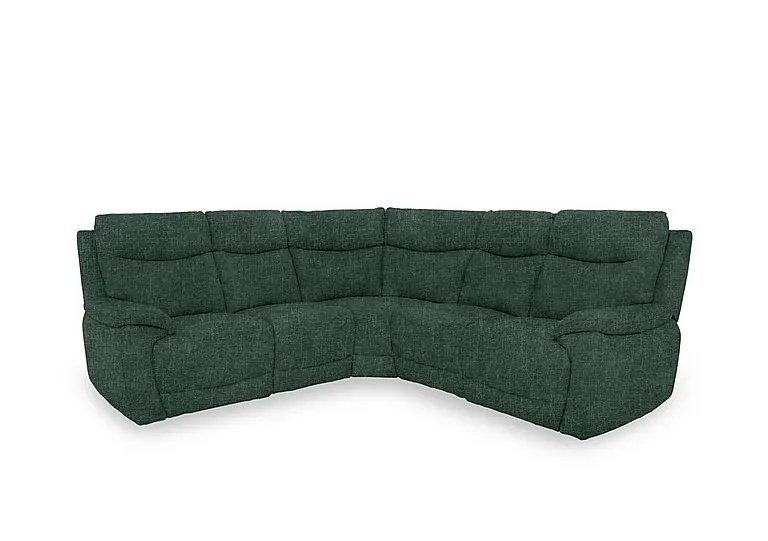 Sloane Fabric Large Power Recliner Corner Sofa - Anivia Green - Sofas and Armchairs - In Time for Christmas
