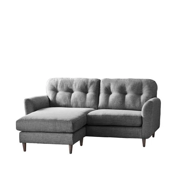 Sven Tonal Weave Reversible Corner Chaise Sofa 4
