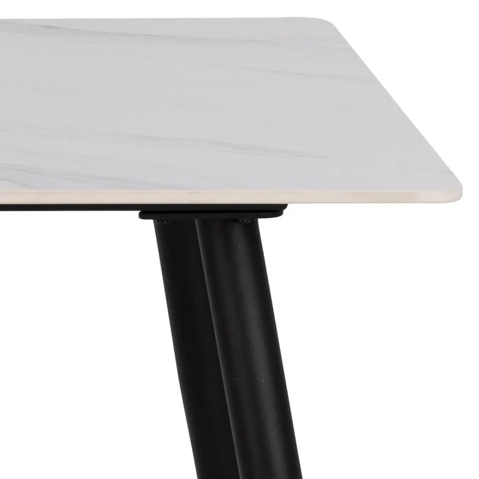 Furniture To Go Wicklow Ceramic Dining Table Brown/Black in Brown 4